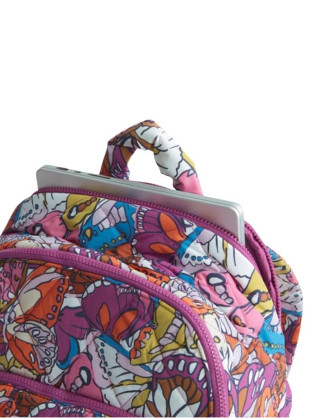 NWT Vera Bradley Large Multipocket Butterfly Print Backpack Flutter Pattern - Picture 5 of 9